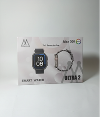Max 300 Ultra Smart Watch with 7 Straps – Fitness Tracker, HD Display & Long Battery Life