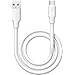 Riviera DT-51 V8 Android Data Cable 120w Micro USB & QC Rapid Charger Cable Campatible with for all Smartphones, PVC Wire, 6.0mm thickness (WHITE)
