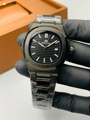 Timepiece Elegance: BestWin Original Gent's Watches - Patek Model with Date Function, Stainless Steel Chains in Attractive Colors