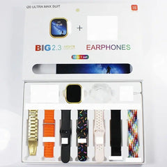 I20 Ultra Smart Watch With Earbuds And 7 Straps