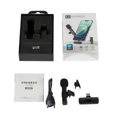 K8 Wireless Collar Microphone for Android & Type-C | Mic For Vlogging, YouTube & Live Streaming in Pakistan